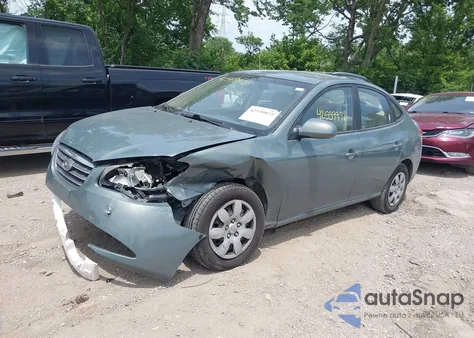 2009 Hyundai Elantra Gls from USA, damaged, VIN KMHDU46DX9U671443